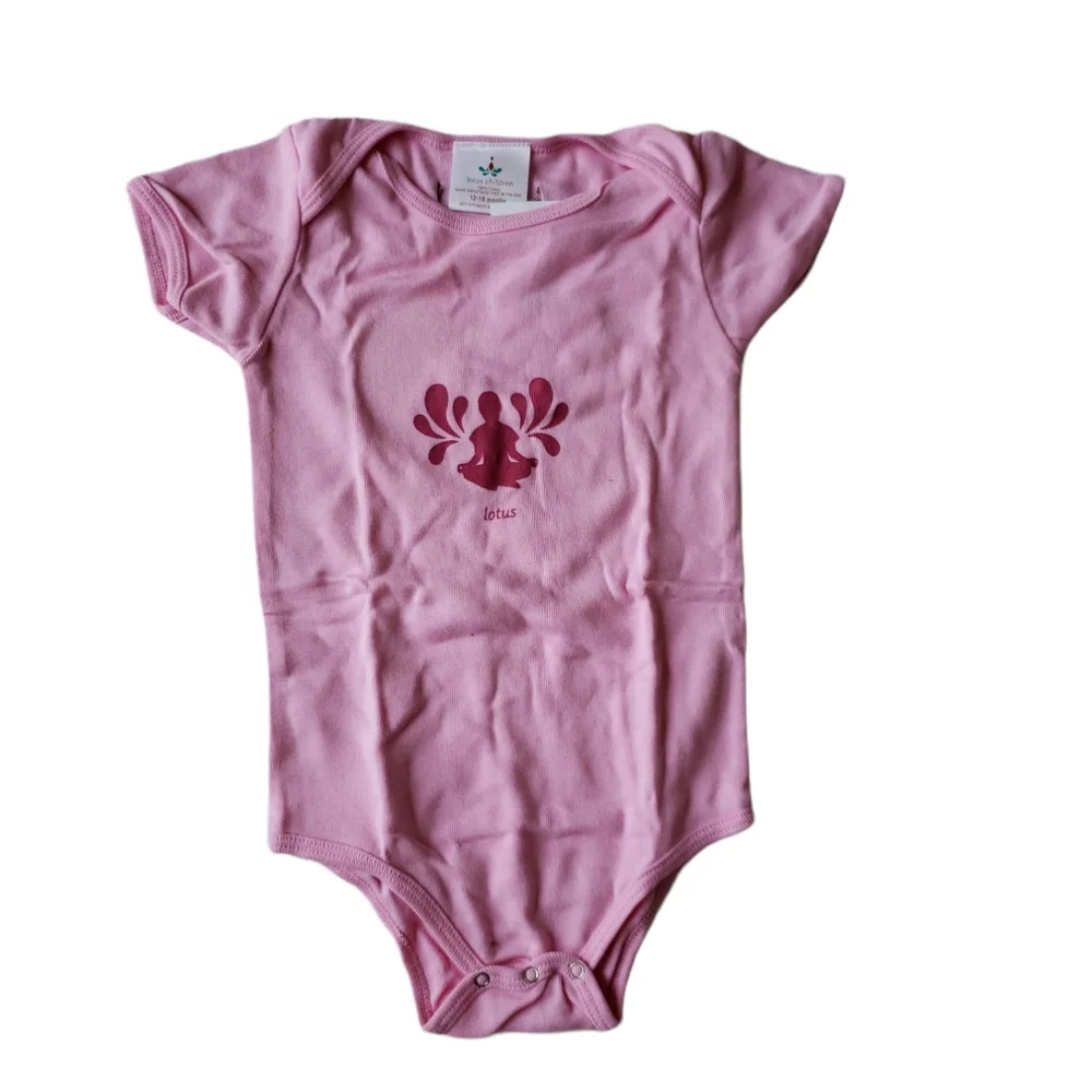 NWT Lotus Children Lotus Pose Onesie